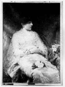 Portrait of a lady, seated