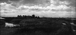 Landschap tussen Kralingseplas en Zuidplas by Henricus Johannes Melis
