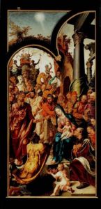 Adoration of the Kings by Maarten Van Heemskerck