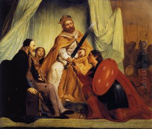 Frederick Barbarossa awards the city of Haarlem with a sword for its shield or coat-of-arms. Frederick Barbarossa awards the city of Haarlem with a sword for its shield or coat-of-arms.