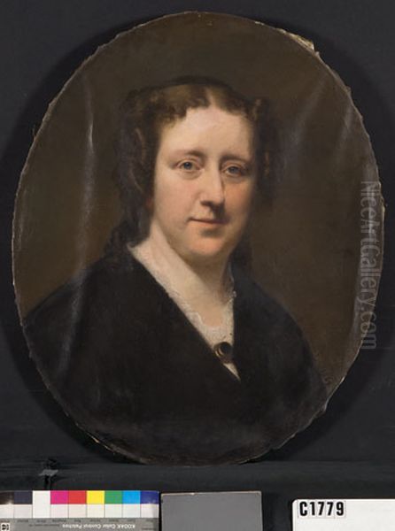 Portrait of Johanna Maria Walkart (1814-1892), echtgenote van Jeronimo de Bosch Kemper - view 1