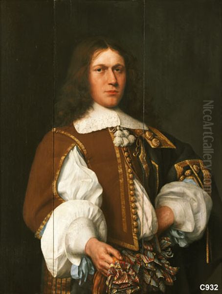 Portret van een man van de familie Veen (geb. 1635/36) - view 1