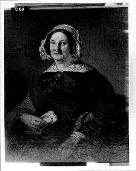 Portrait of Andrietta Christine van Heusden (1783-1857), wife of Rev. Wessel Scholten - view 1