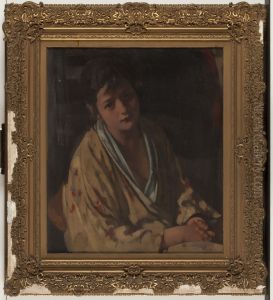 Meisjesfiguur in kimono Jeanne Freeken