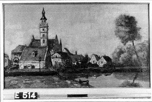 Gezicht op Veere by Charles Dankmeijer
