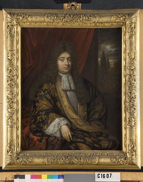 Portret van een man, mogelijk Adriaan Hoffer (1656-1712) - view 1
