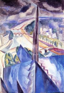 The Spire of Notre Dame by Robert Delaunay