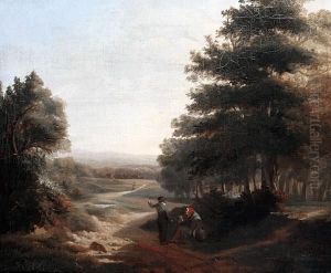 Figures In A Landscape by Jean-Michel Cels