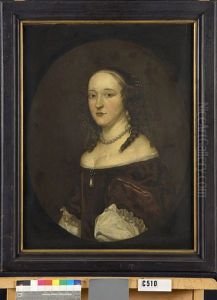 Elisabeth Robbe (overl. 1689). Echtgenote van Nicolaas Fagel by Nicolaes de Helt Stockade
