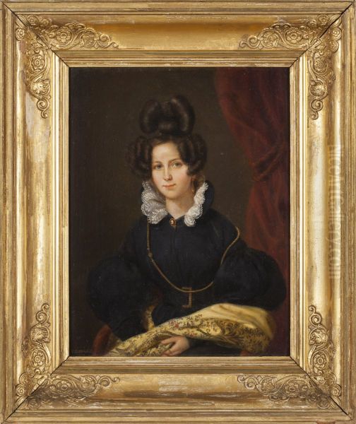 Henriette Jeanne Christine barones van Neukirchen genaamd Nyvenheim (1807-1849). Echtgenote van Jonkheer Nicolaas Johan Steengracht - view 1
