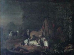 Jagers met honden Jagers met honden