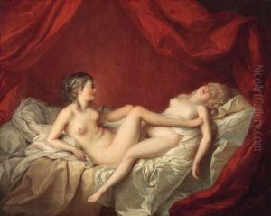 Les Deux Amies by Jean-Jacques Lagrenee