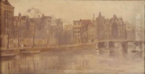 De Oude Waal bij de Bantammerstraat by Willem Witsen