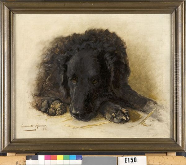 A Black Dog - view 1