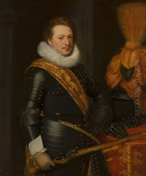 Portrait of an Officer, presumably Walraven IV van Brederode (1596/97-1620) - view 1