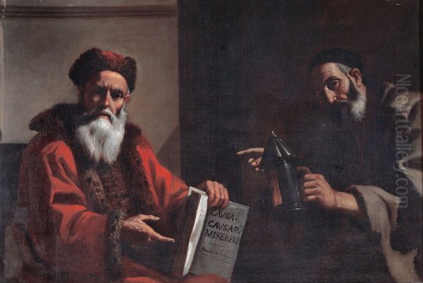 Diogenes and Plato - view 1