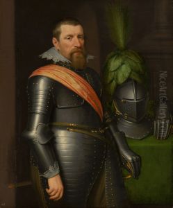 Portrait of an Officer by Jan Van Ravesteyn