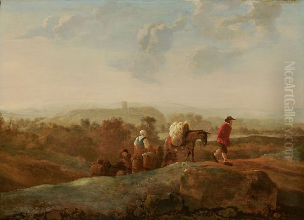 Migrating Peasants in a Southern Landscape - view 1