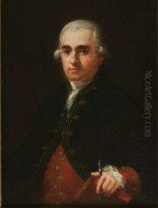 Portrait of Juan Agustin Cean Bermudez by Francisco Goya Fuendetodos