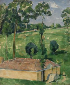 The Spring House (La Conduite d'eau) by Paul Cezanne