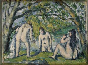 Three Bathers (Trois baigneuses) by Paul Cezanne