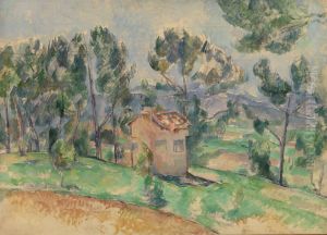 Hunting Cabin in Provence (Cabane de chasse en Provence) by Paul Cezanne