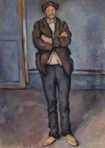 Peasant Standing with Arms Crossed (Paysan debout, les bras croises) by Paul Cezanne