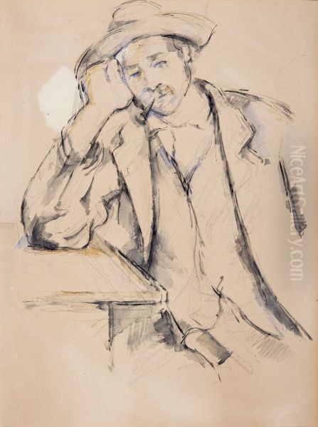 Leaning Smoker (Fumeur accoude) - view 1