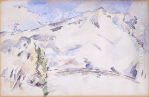 Mont Sainte-Victoire (La Montagne Sainte-Victoire) by Paul Cezanne