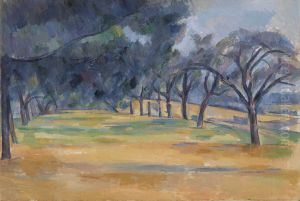 The Allee at Marines (L'Allee de Marines) by Paul Cezanne