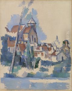 Church at Montigny-sur-Loing (L'Eglise de Montigny-sur-Loing) by Paul Cezanne