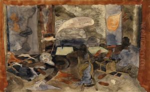 The Death of Countess Geschwitz by Charles Demuth