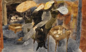 Lula and Alva Schon by Charles Demuth
