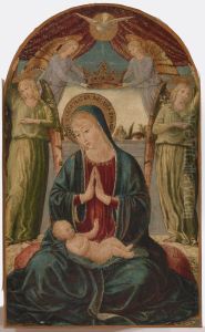 Madonna and Child with Angels Madonna and Child with Angels