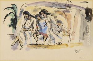 Siesta by Jules Pascin