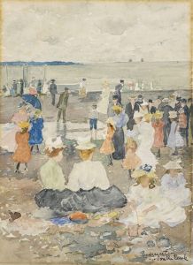 On the Beach by Maurice Prendergast