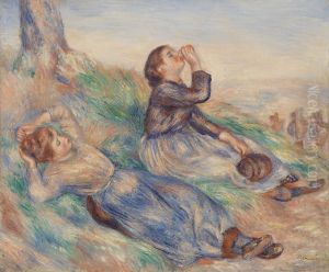 Grape Gatherers (Vendangeuses) by Pierre Auguste Renoir