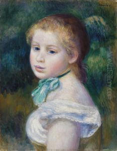 Head of Young Girl (Tete de jeune fille) by Pierre Auguste Renoir