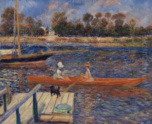 The Seine at Argenteuil (La Seine a Argenteuil) by Pierre Auguste Renoir