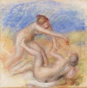 Two Nudes by Pierre Auguste Renoir