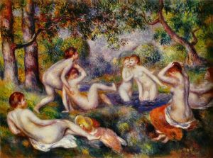 Bathers in the Forest (Baigneuses dans la foret) by Pierre Auguste Renoir