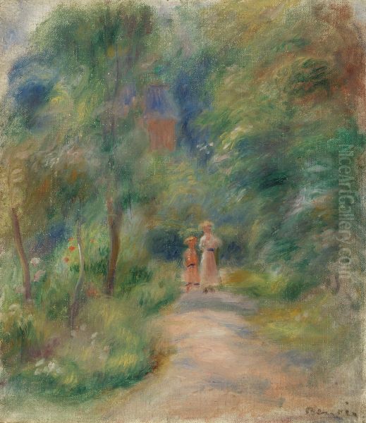 Two Figures on a Path (Deux figures dans un sentier) - view 1