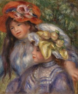 Two Girls (Deux fillettes) by Pierre Auguste Renoir