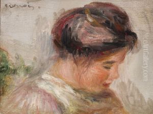 Head of Young Girl (Tete de jeune fille) by Pierre Auguste Renoir