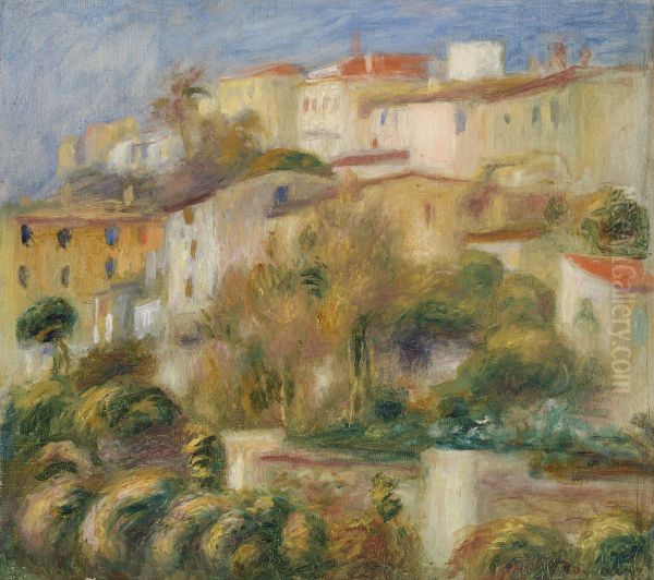 Houses on a Hill (Groupe de maisons sur un coteau) - view 1