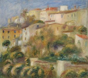 Houses on a Hill (Groupe de maisons sur un coteau) by Pierre Auguste Renoir