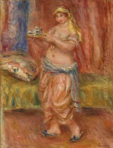Odalisque with Tea Set (Odalisque a la theiere) by Pierre Auguste Renoir