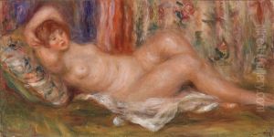 Nude Woman Reclining (Femme nue couchee sur le dos) by Pierre Auguste Renoir