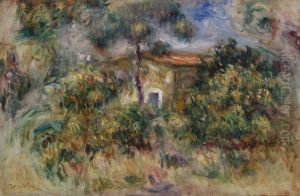 Farmhouse (La Ferme) by Pierre Auguste Renoir
