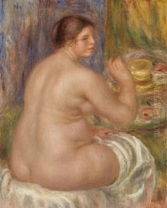 Nude from the Back (Nu de dos) by Pierre Auguste Renoir